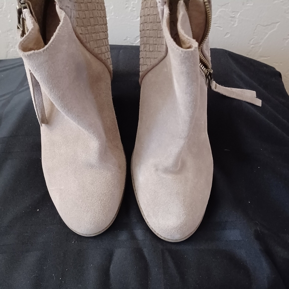 Sole Society Taupe Suede Booties - Picture 3 of 3